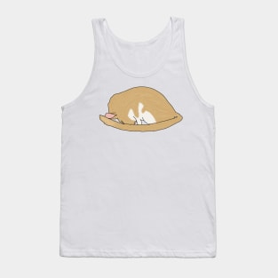 Cute sleeping golden gerbil Tank Top